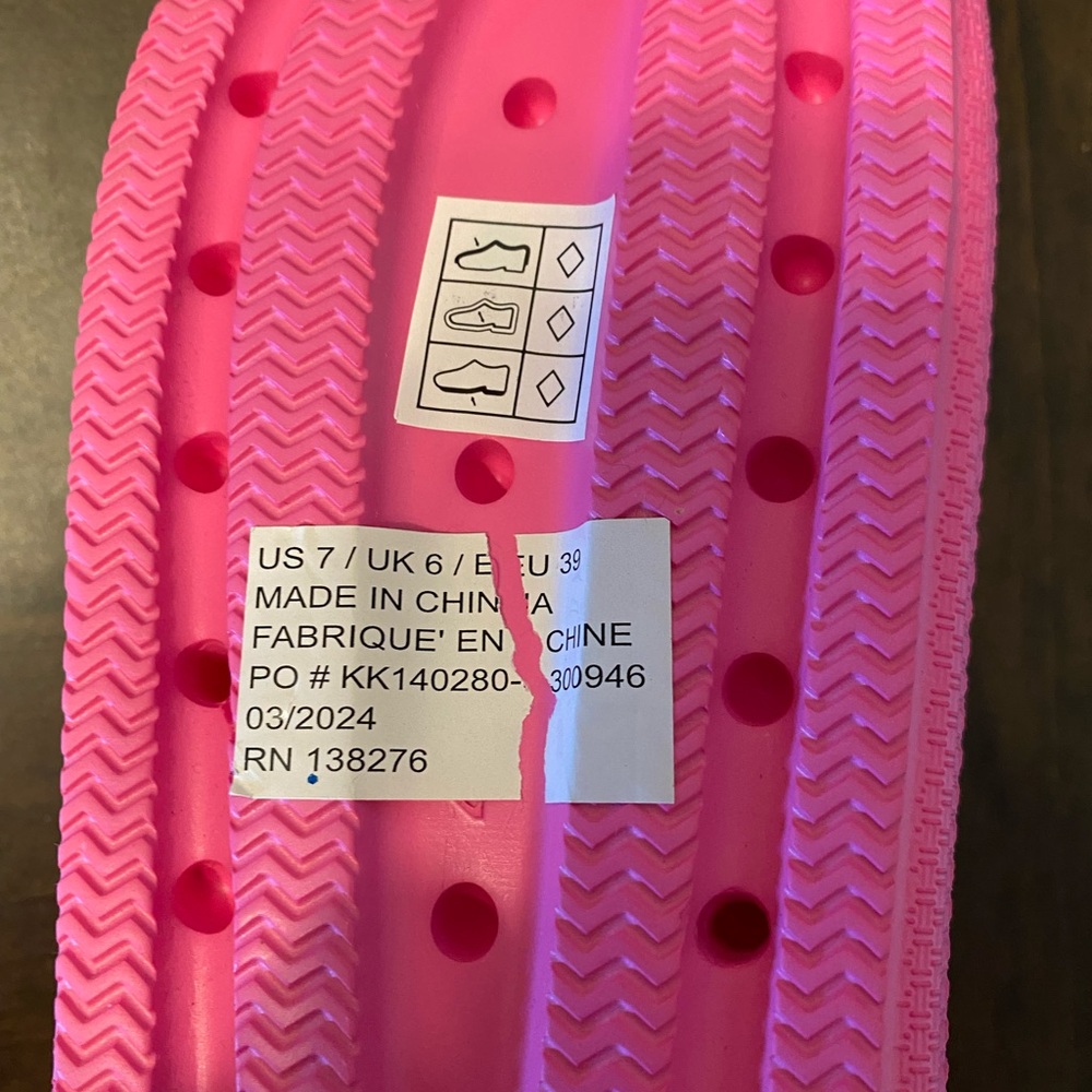 Fabkids Pink Casual Sandals for Summer women’s size 12.5.  NWOT - Picture 8 of 10